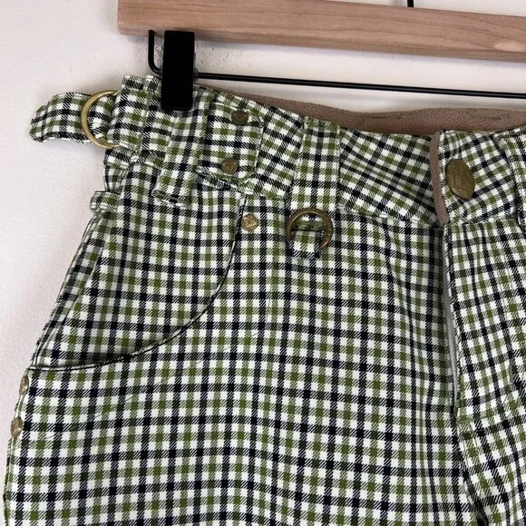 Roxy 5000 Limited Edition Green Plaid Ski Snowboard Snow Pants - Picture 5 of 7